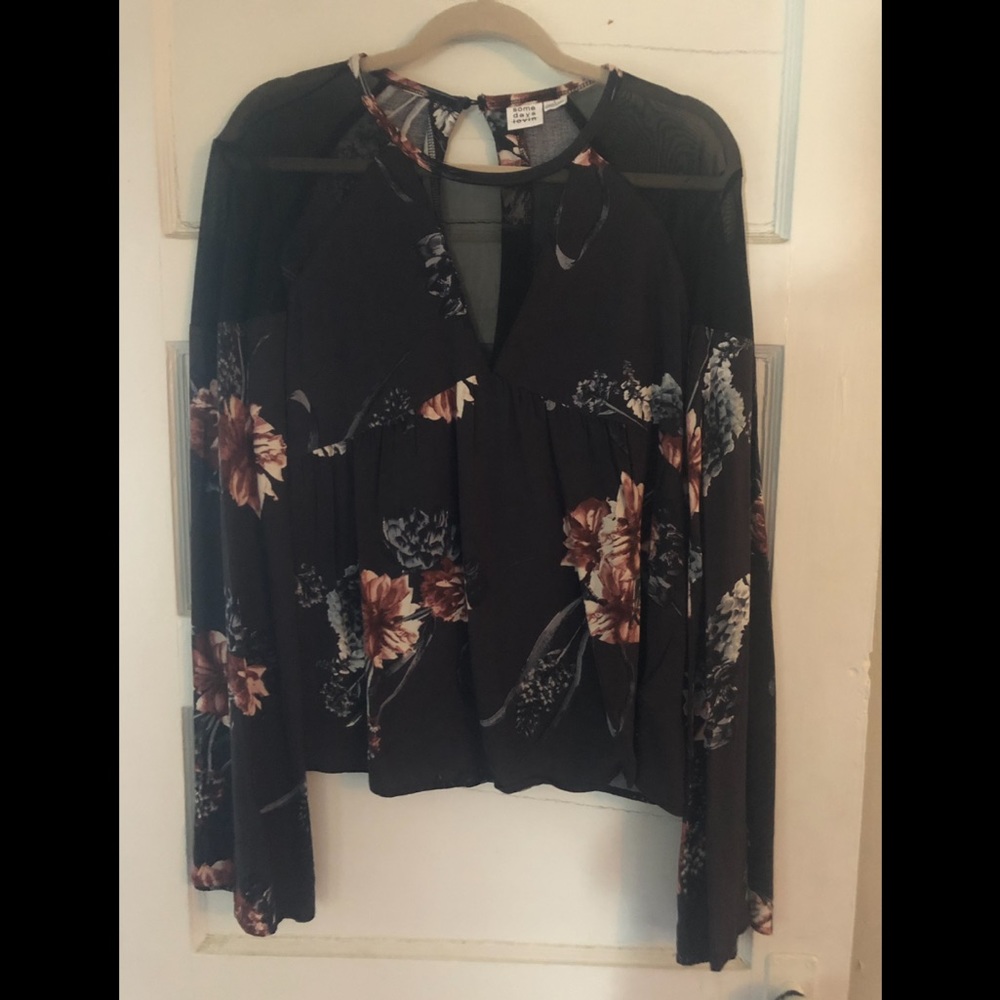 Somedays Lovin’ Long Sleeve Top Size Large